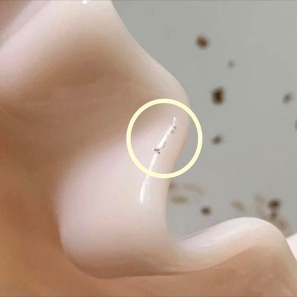 VINTAGE FENTON DOUBLE CRIMP PASTEL PINK ROSE BON BON - Picture 4 of 4